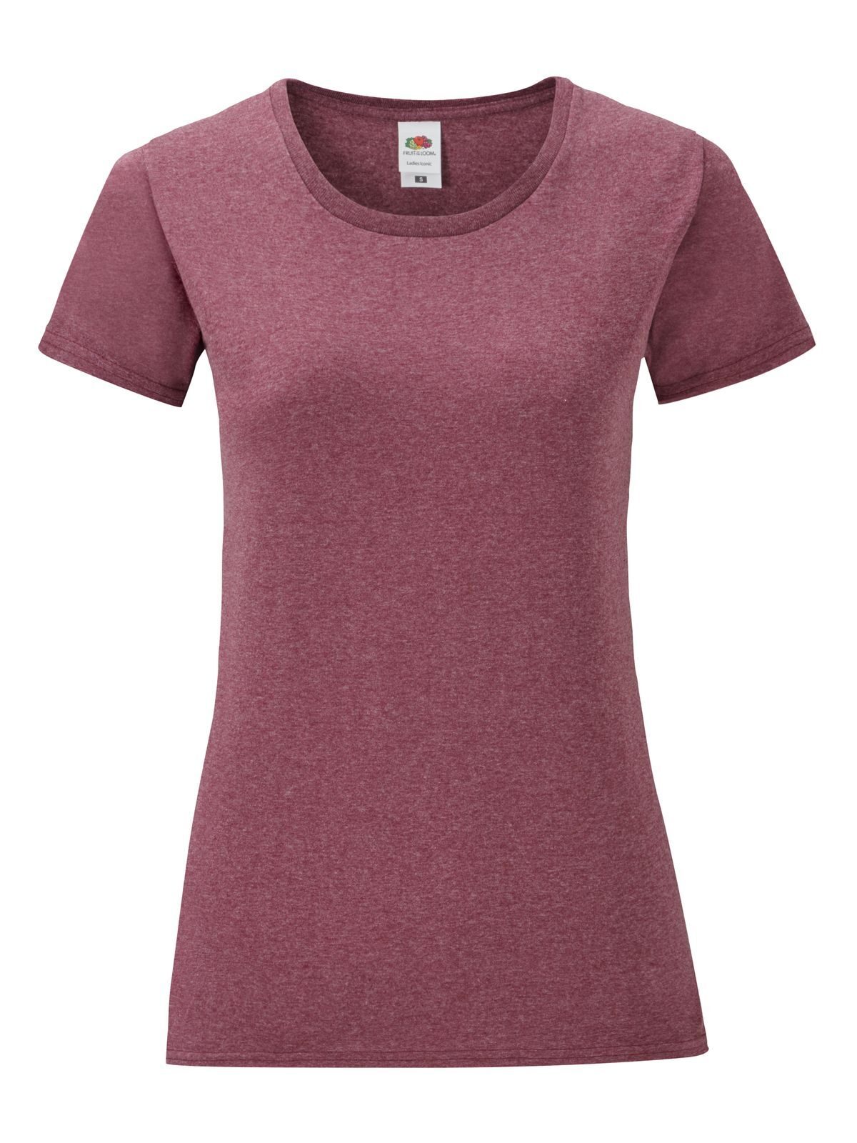 Camiseta icônica feminina - H1 - Heather Burgundy