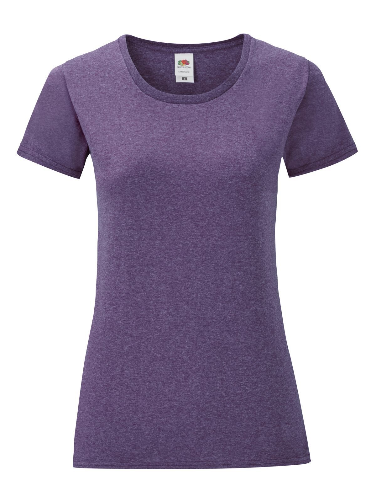 Camiseta icônica feminina - HP - Roxo Heather
