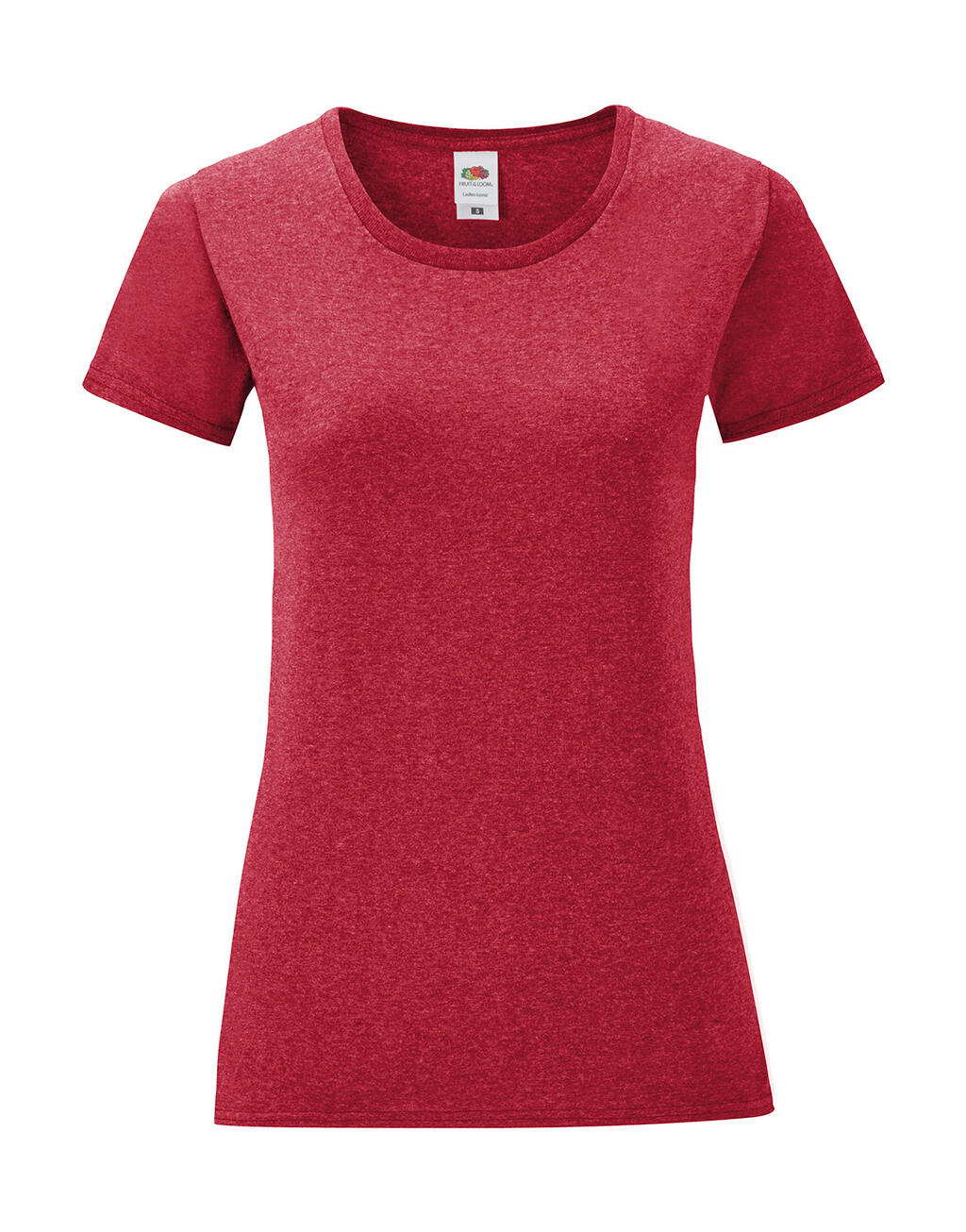 Camiseta icônica feminina - Vermelho urze