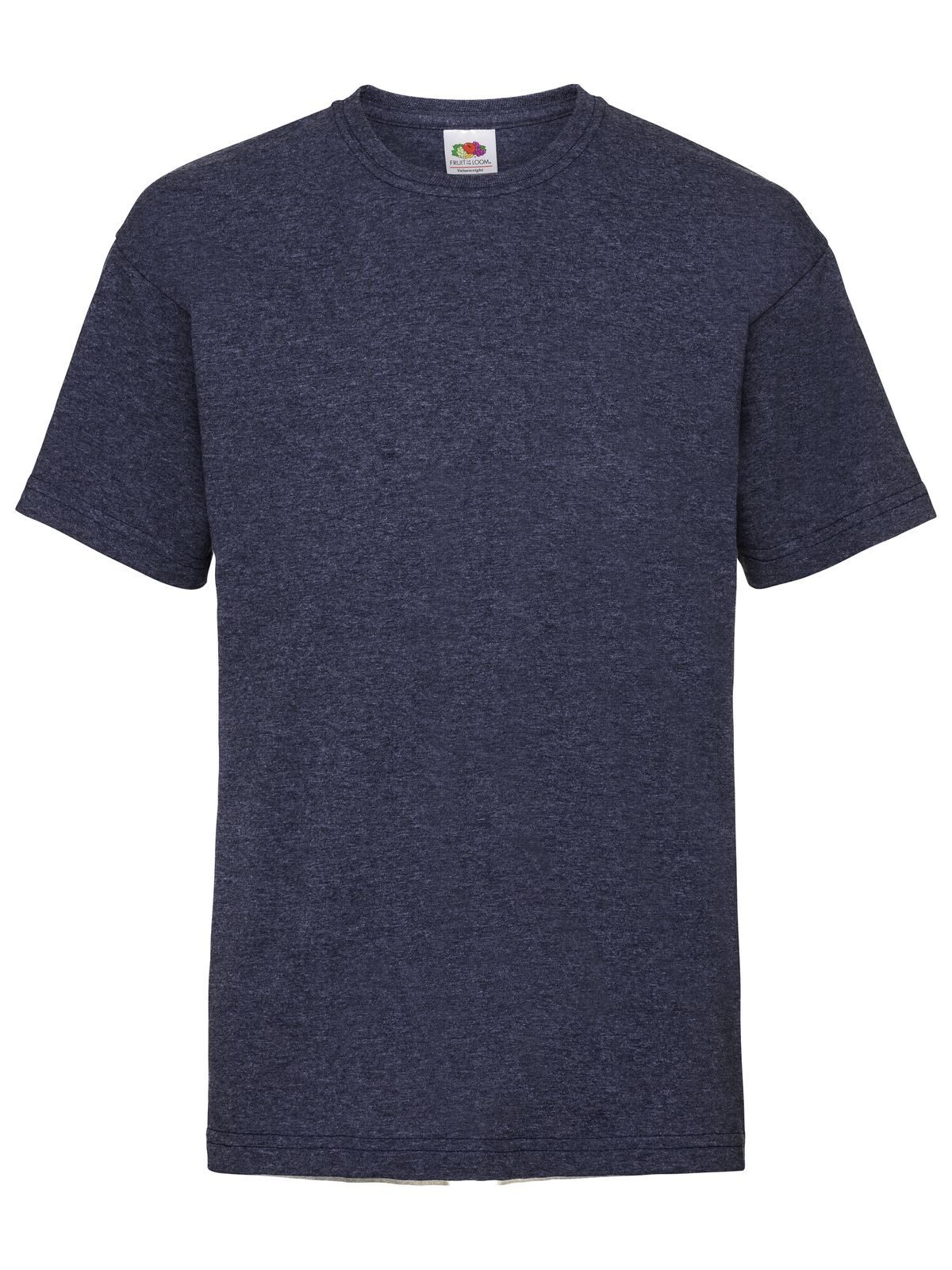 Camiseta infantil de baixo custo - VF - Azul Marinho Mesclado Vintage