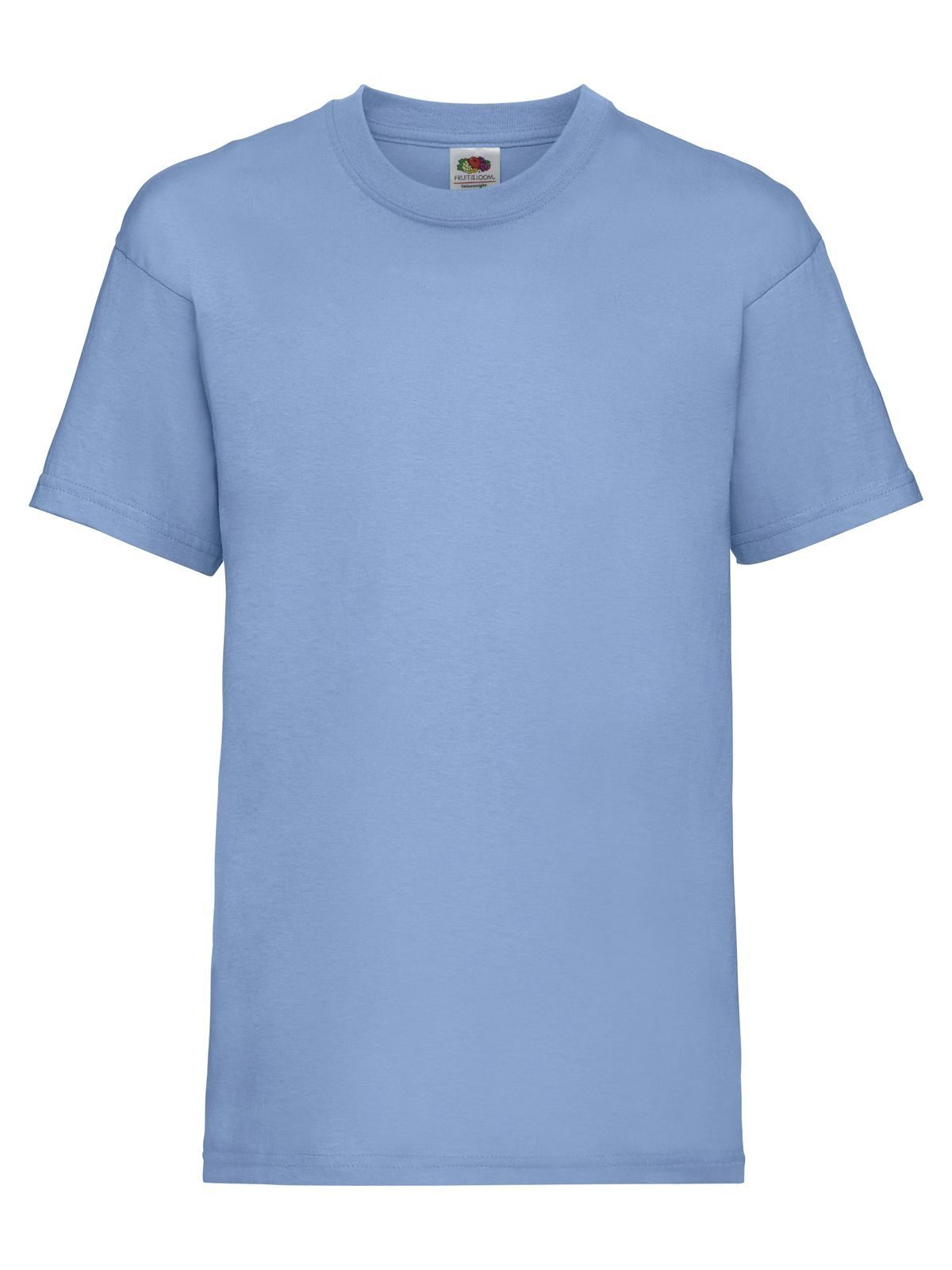 Camiseta infantil de baixo custo - YT - Azul Celeste