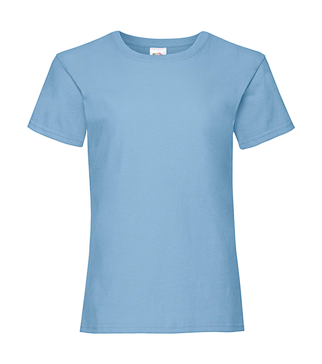 Meninas Valueweight T - YT - Azul Celeste