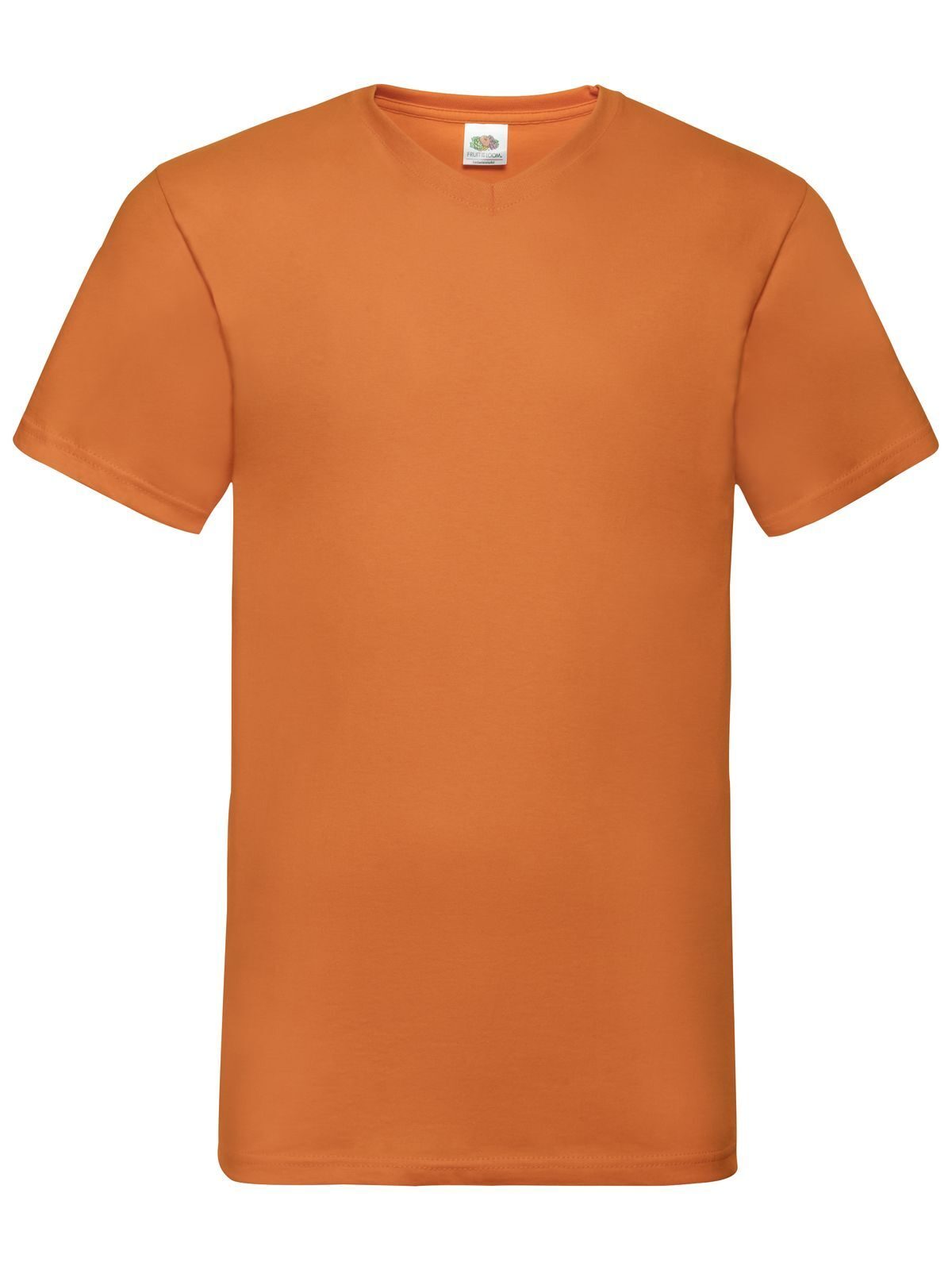Camiseta Valueweight com decote em V - 44 - Laranja