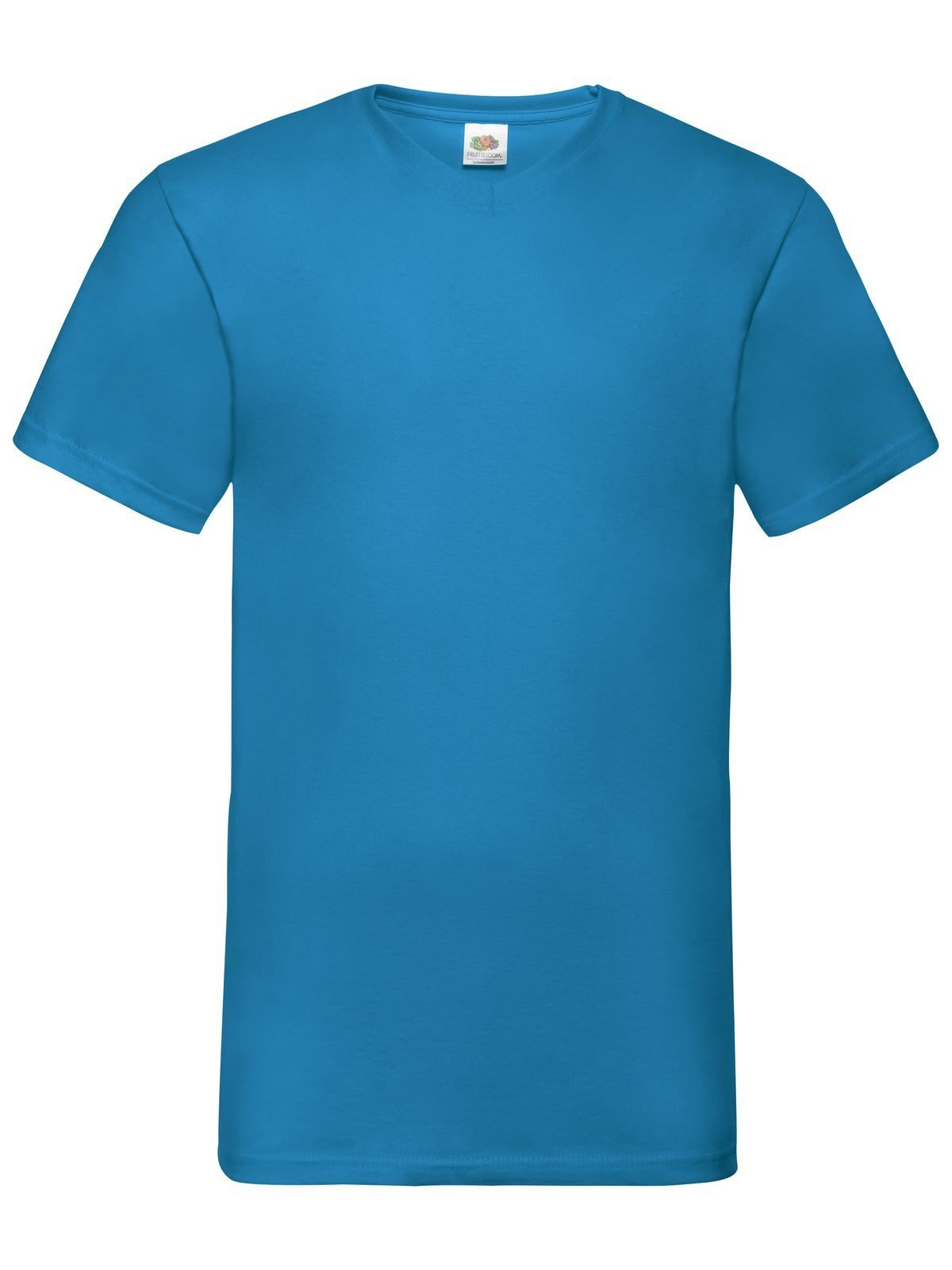 Camiseta Valueweight com decote em V - ZU - Azul Celeste