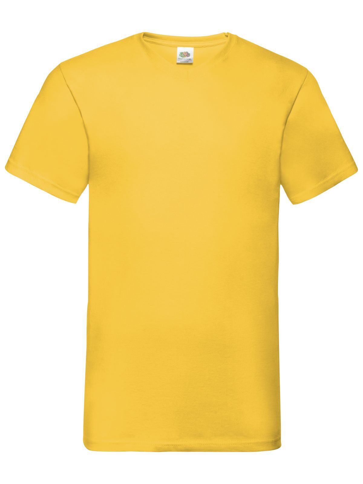 Camiseta Valueweight com decote em V - 34 - Girassol