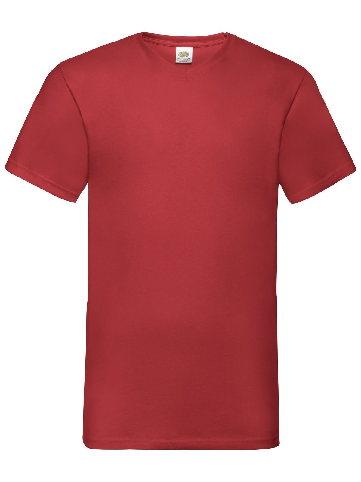 Camiseta Valueweight com decote em V - 40 - Vermelho