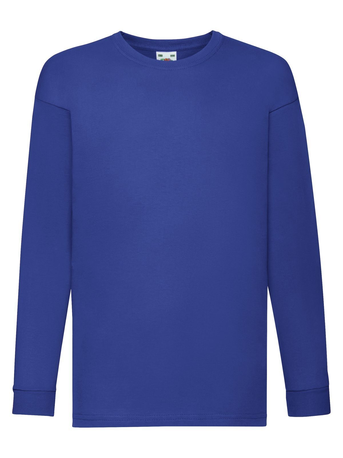 Camiseta infantil de manga comprida de tecido leve - 51 - Azul Royal
