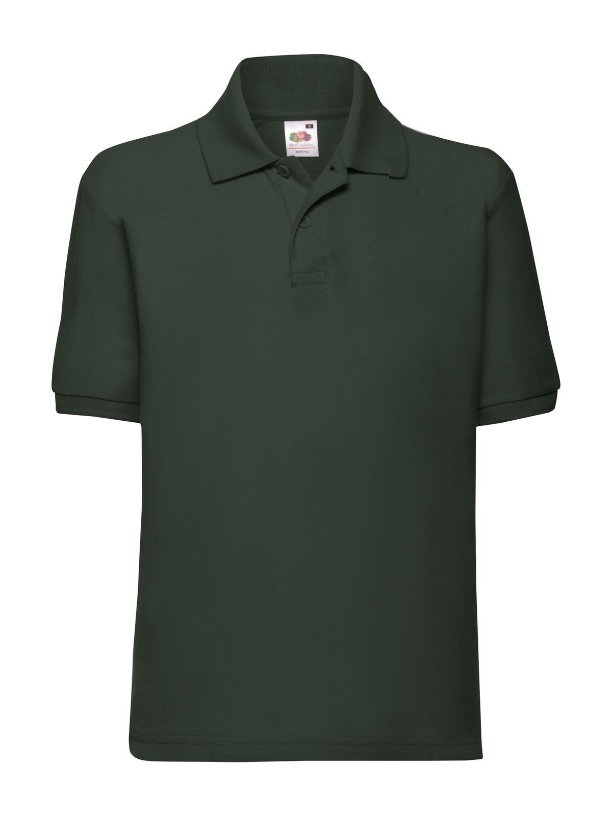 Polo infantil 65/35 - 38 - Verde Garrafa