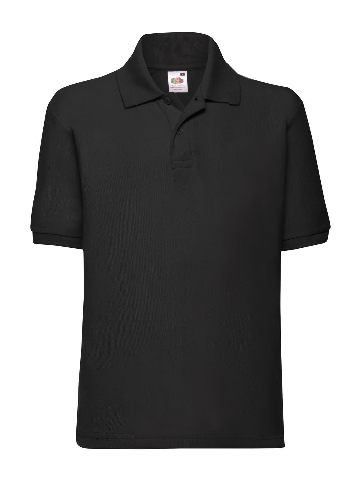 Polo infantil 65/35 - 36 - Preto