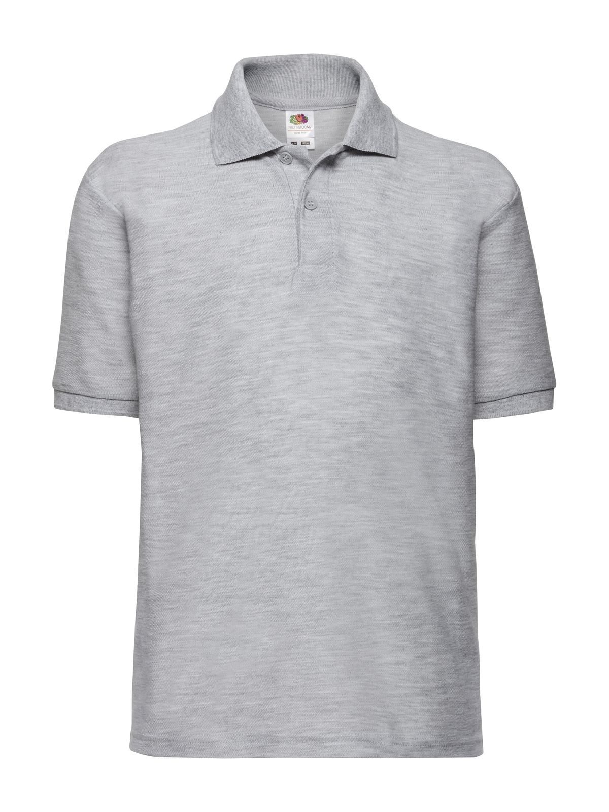 Polo infantil 65/35 - 94 - Heather Grey