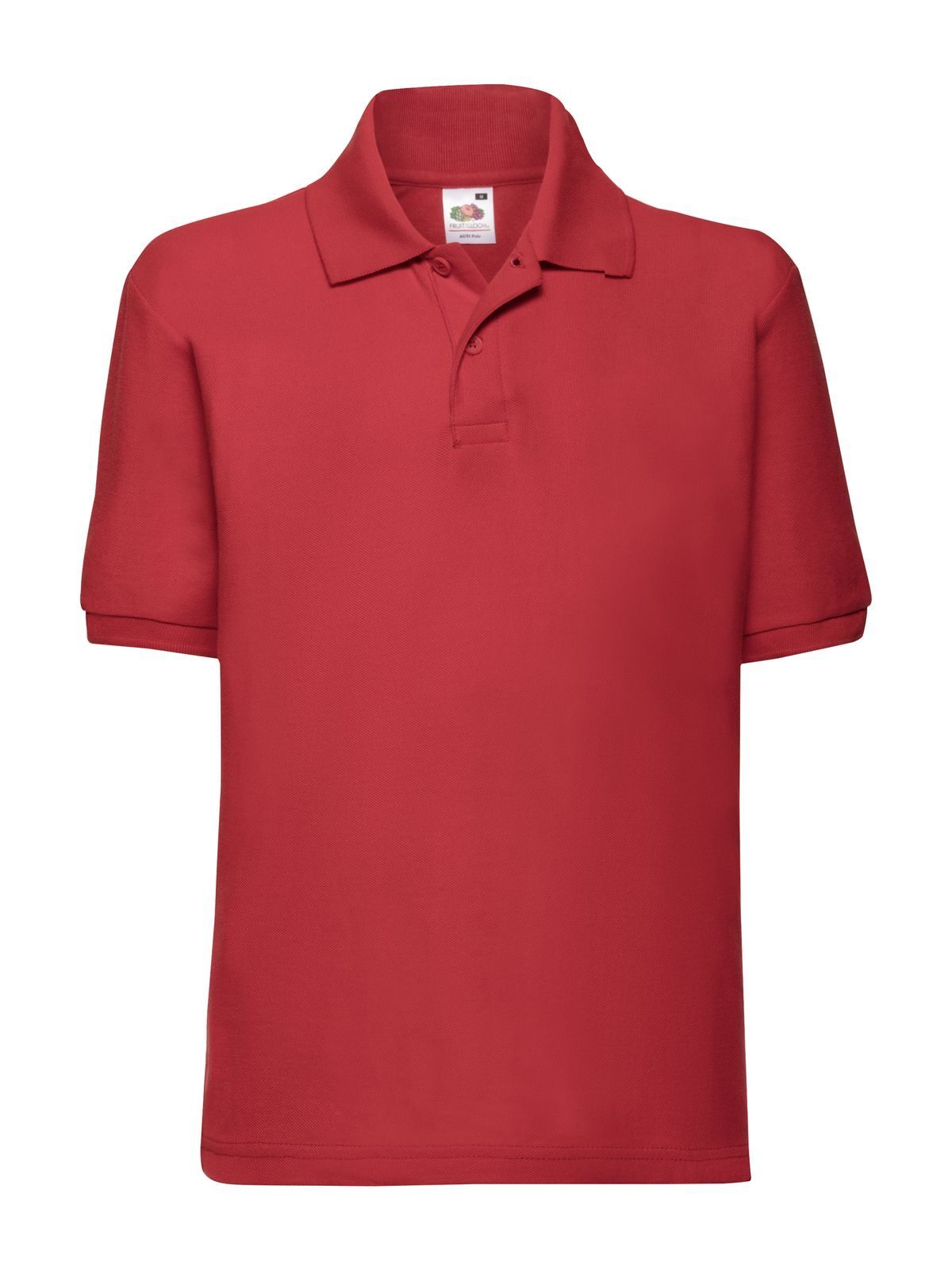 Polo infantil 65/35 - 40 - Vermelho