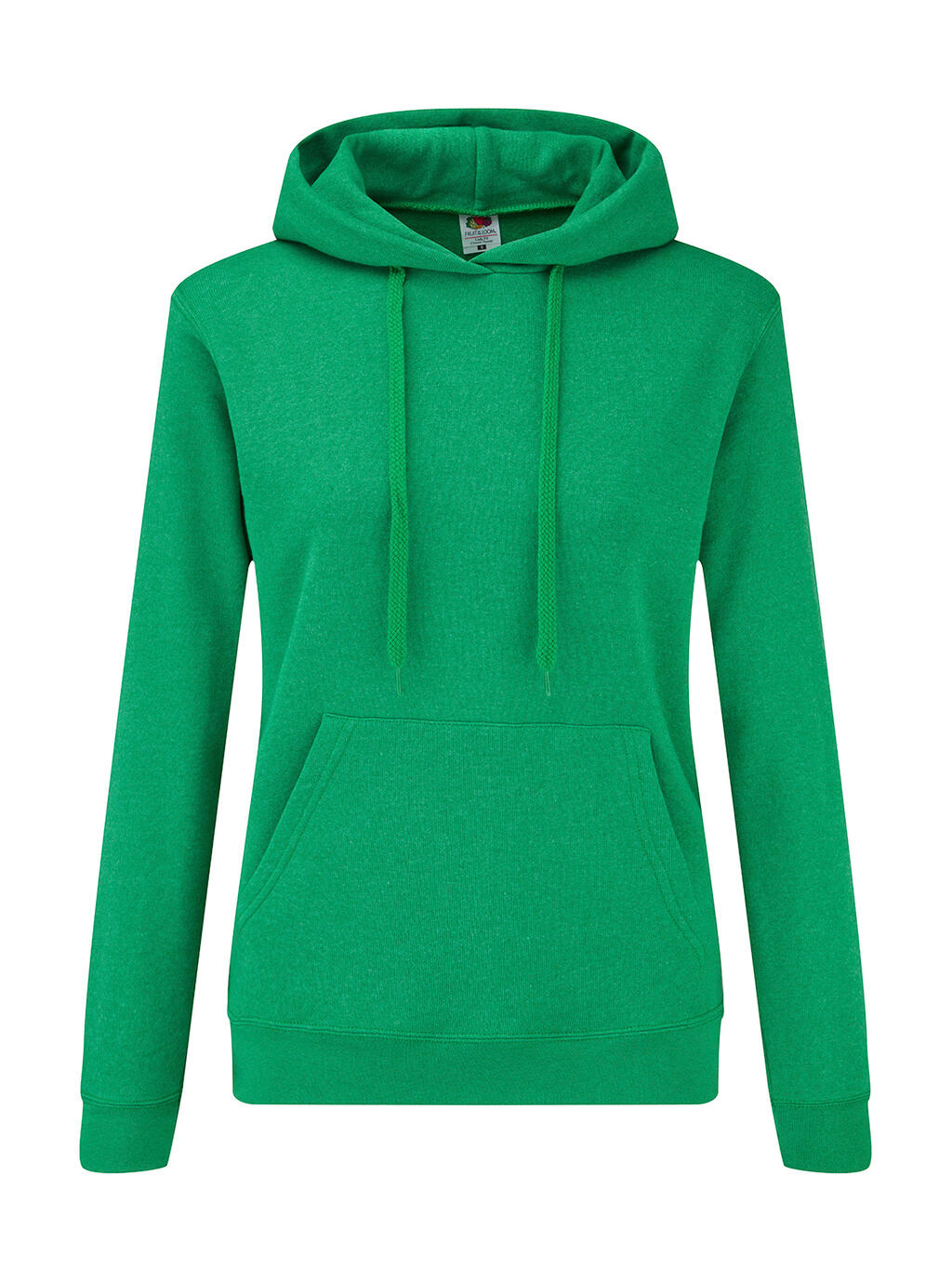 Moletom clássico feminino com capuz - RX - Verde Mescla Retrô