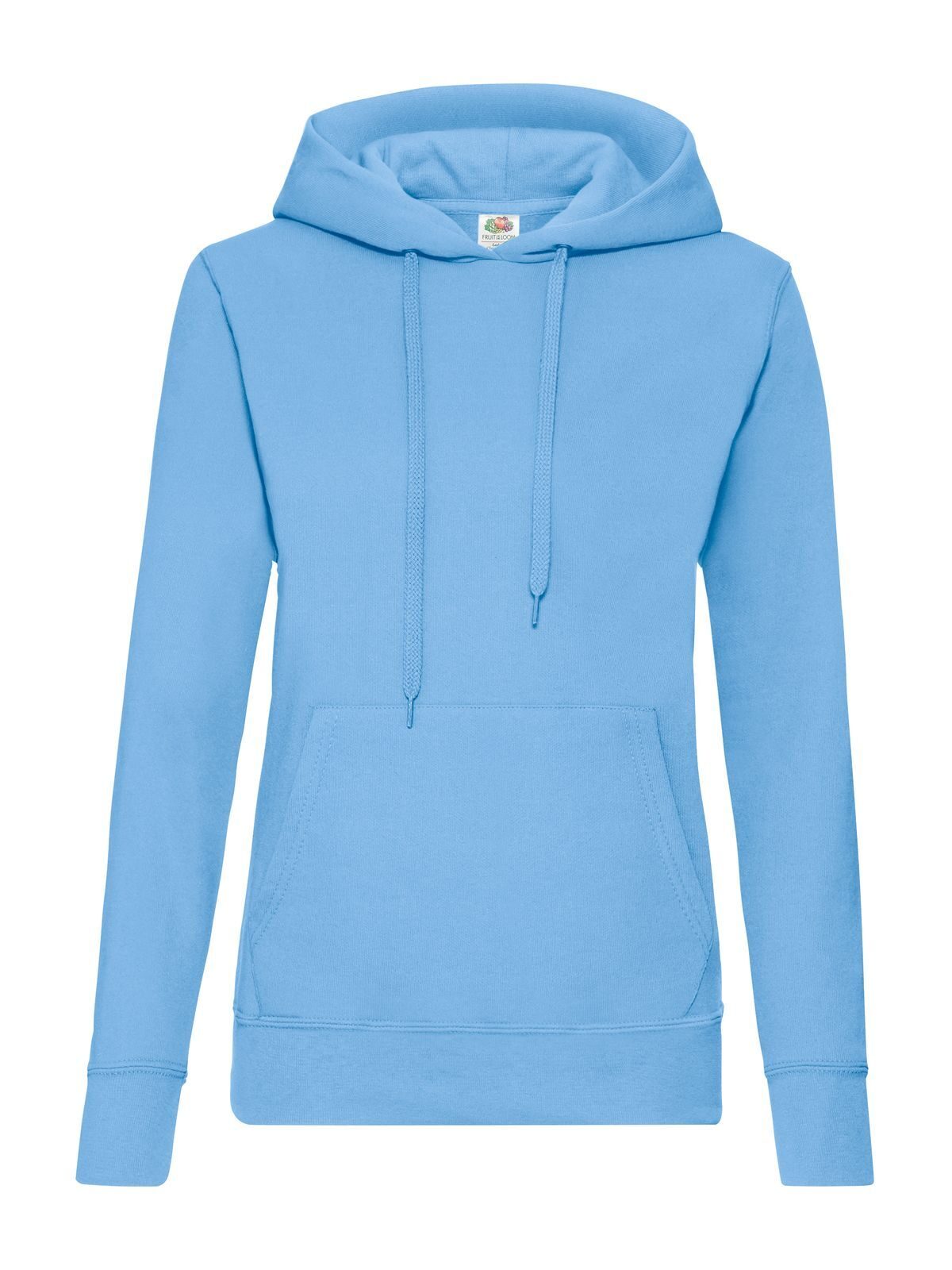 Moletom clássico feminino com capuz - YT - Azul Celeste