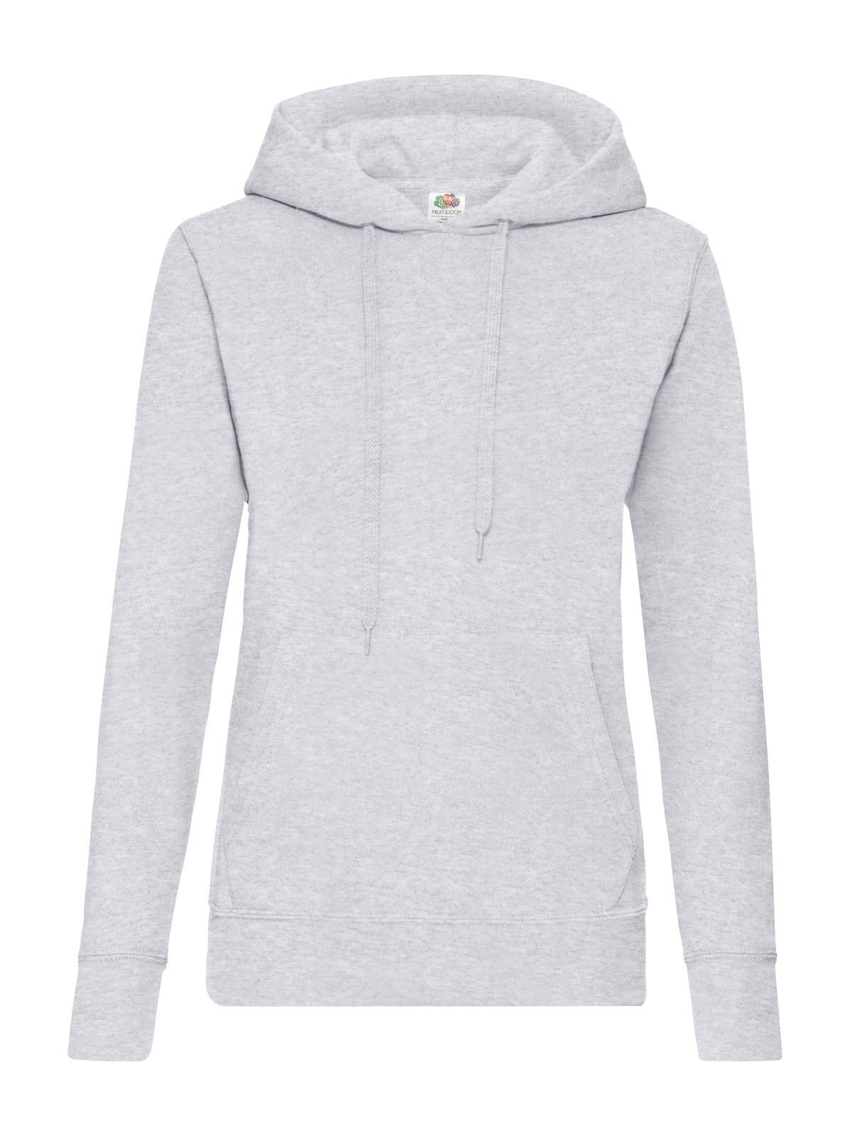 Moletom clássico feminino com capuz - 94 - Heather Grey
