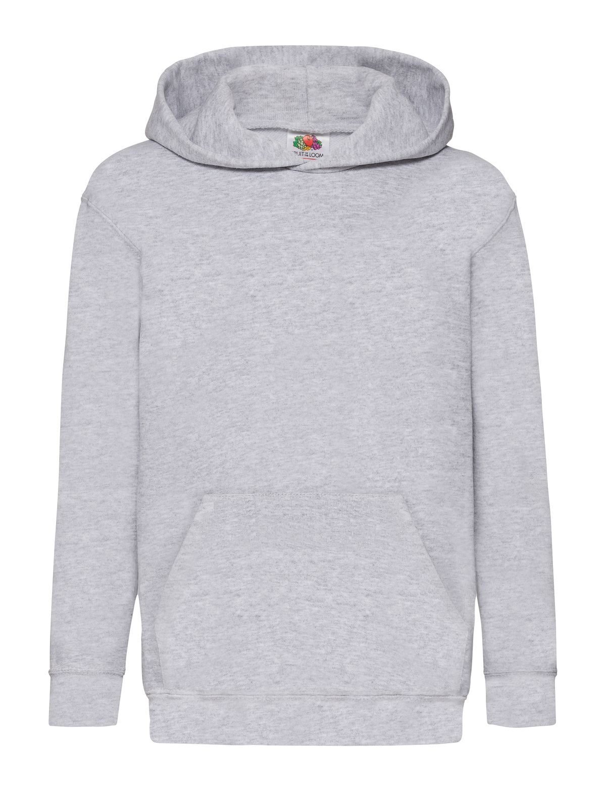 Moletom infantil clássico com capuz - 94 - Heather Grey