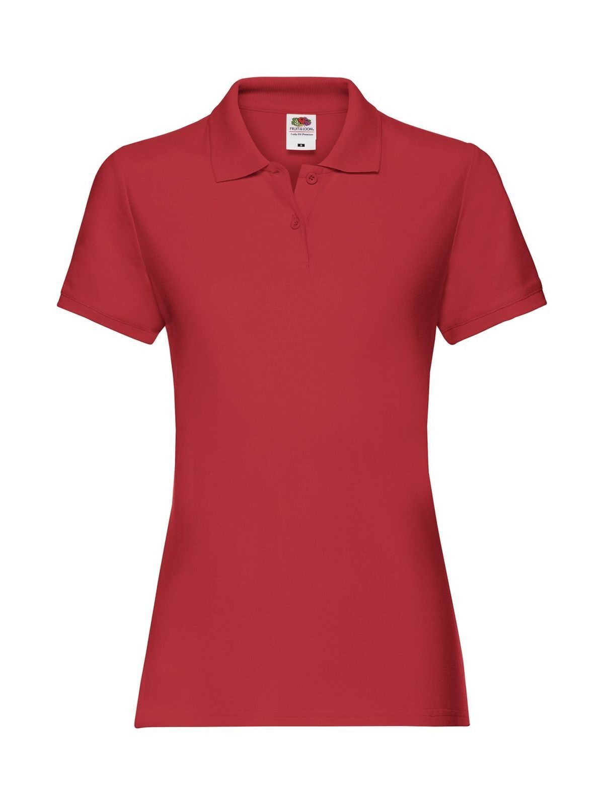 Polo Premium Feminino - 40 - Vermelho
