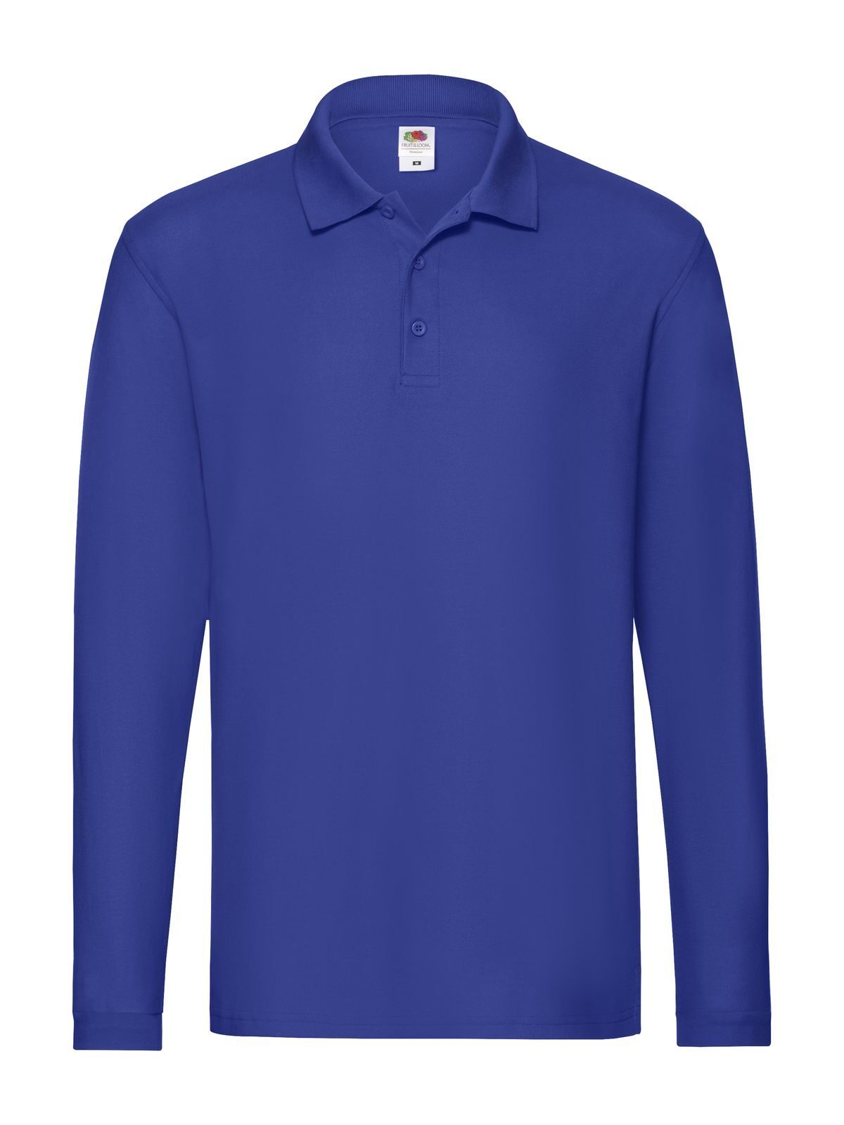 Polo Premium de Manga Comprida - 51 - Azul Royal