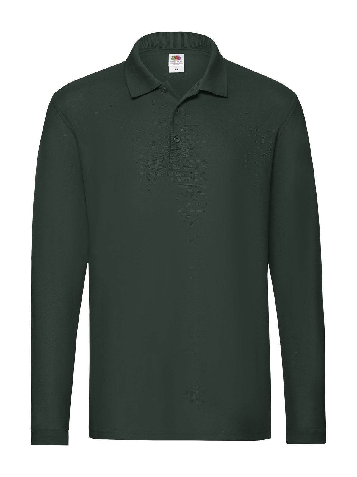 Polo Premium de Manga Comprida - TM - Verde Floresta