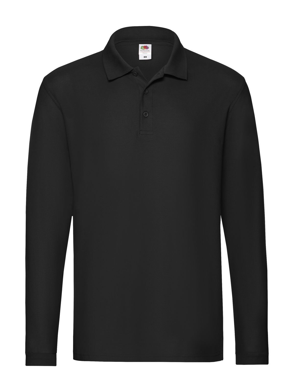 Polo Premium de Manga Comprida - 36 - Preto