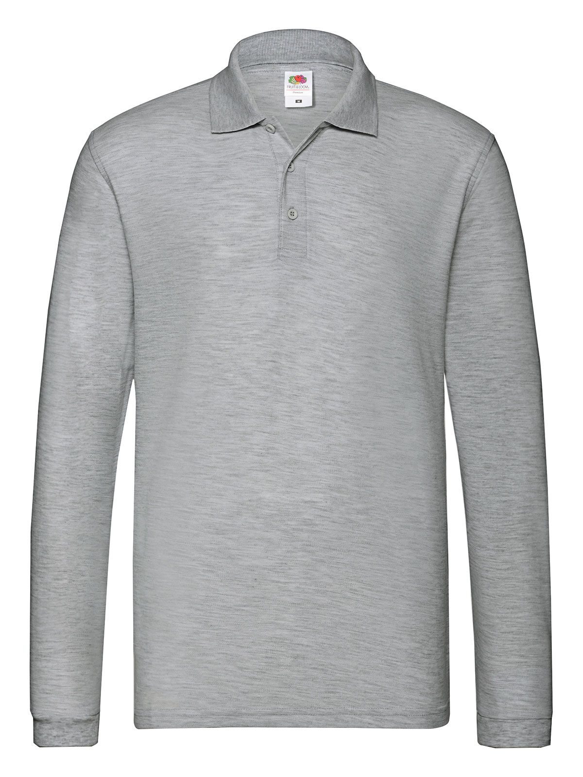 Polo Premium de Manga Comprida - 9K - Heather Atlética