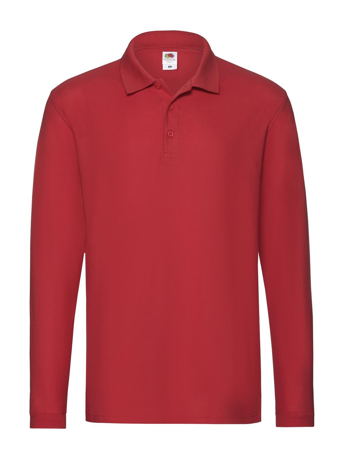 Polo Premium de Manga Comprida - 40 - Vermelho