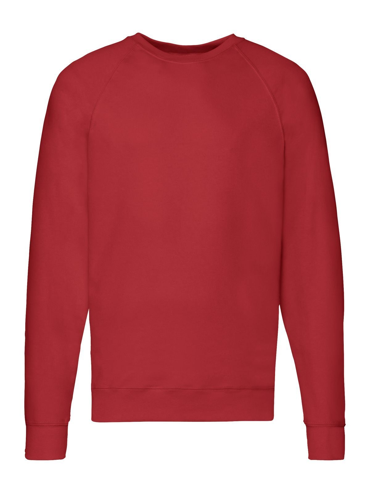Moletom raglan leve - 40 - Vermelho
