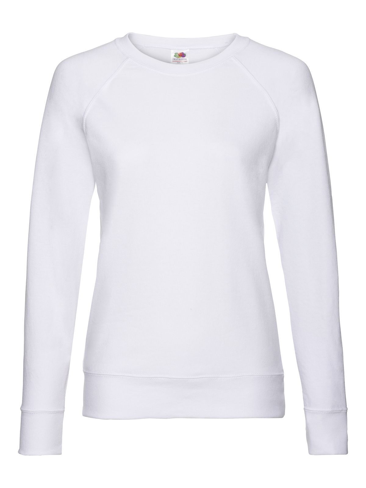 Moletom Raglan Leve Feminino - 30 - Branco