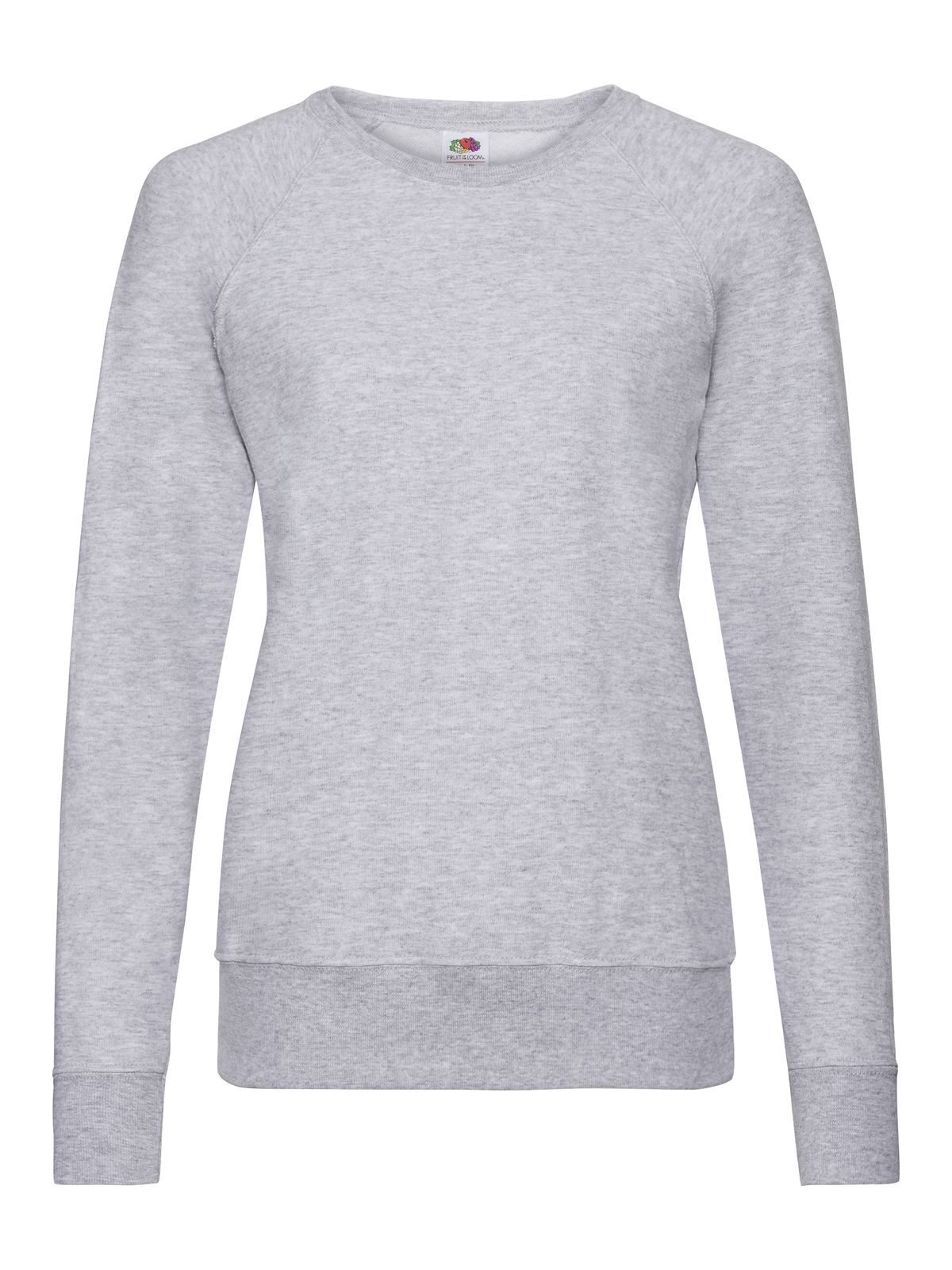 Moletom Raglan Leve Feminino - 94 - Heather Grey