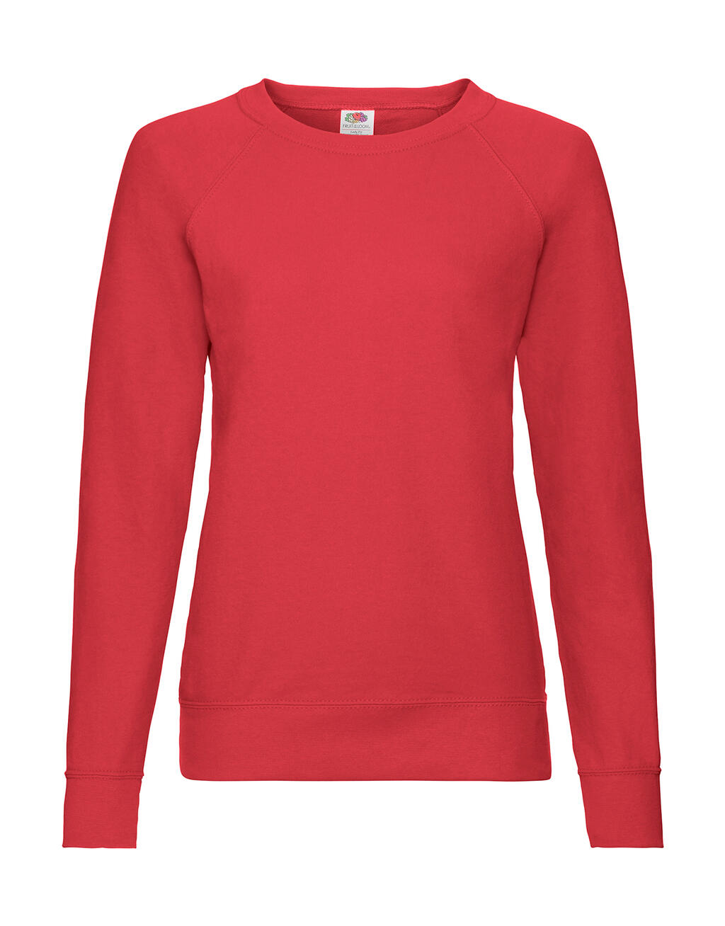 Moletom Raglan Leve Feminino - 40 - Vermelho