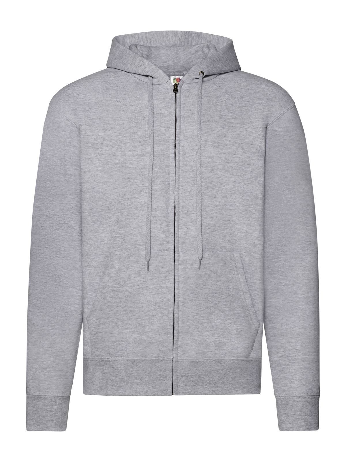 Jaqueta de moletom clássica com capuz - 94 - Heather Grey