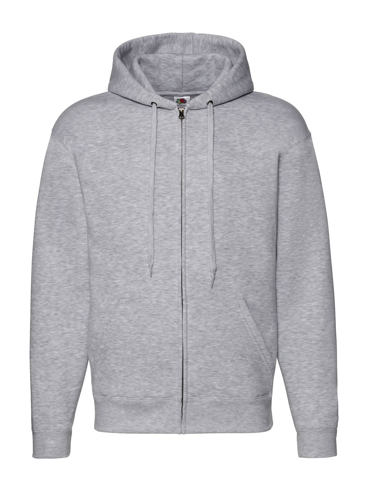 Jaqueta de moletom premium com capuz - 94 - Heather Grey