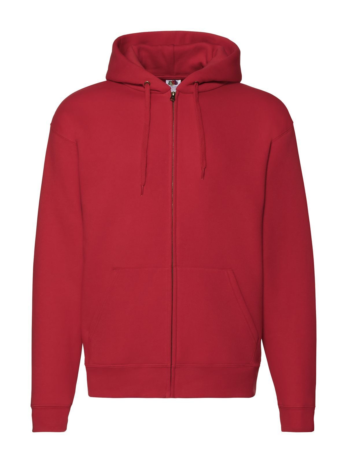 Jaqueta de moletom premium com capuz - 40 - Vermelho