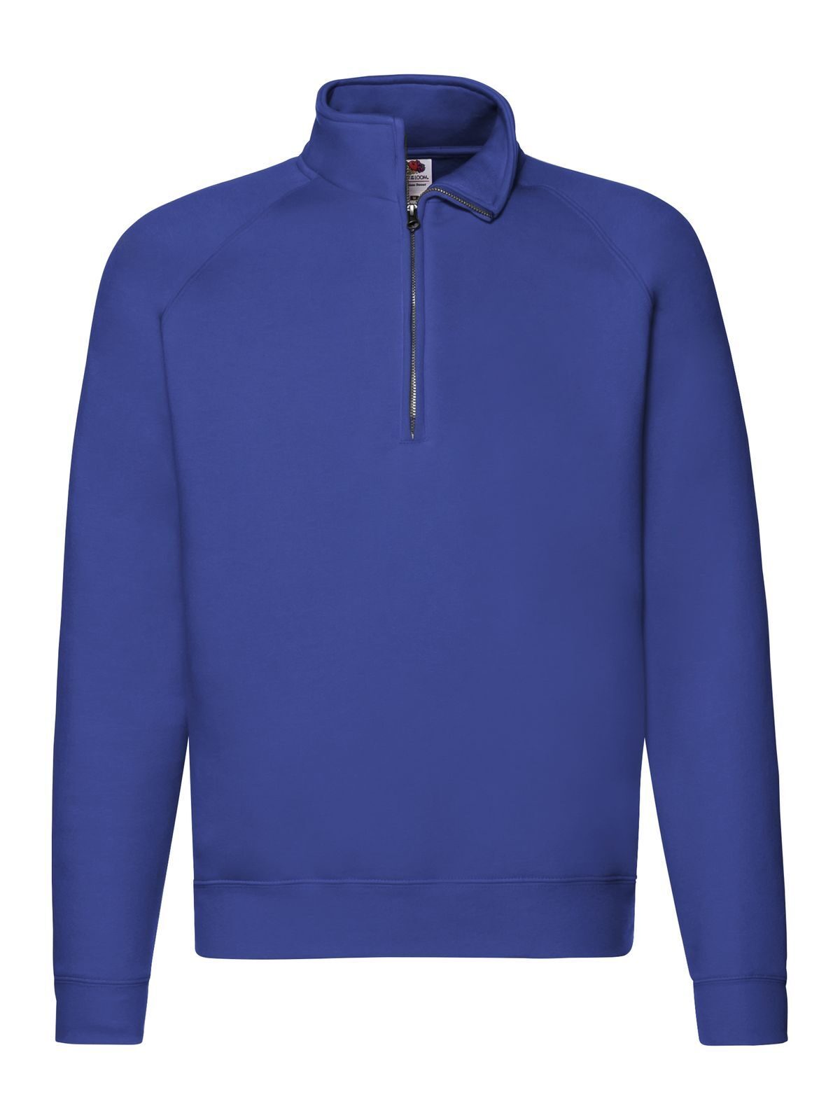 Moletom Raglan Premium com Zíper no Gola - 51 - Azul Royal