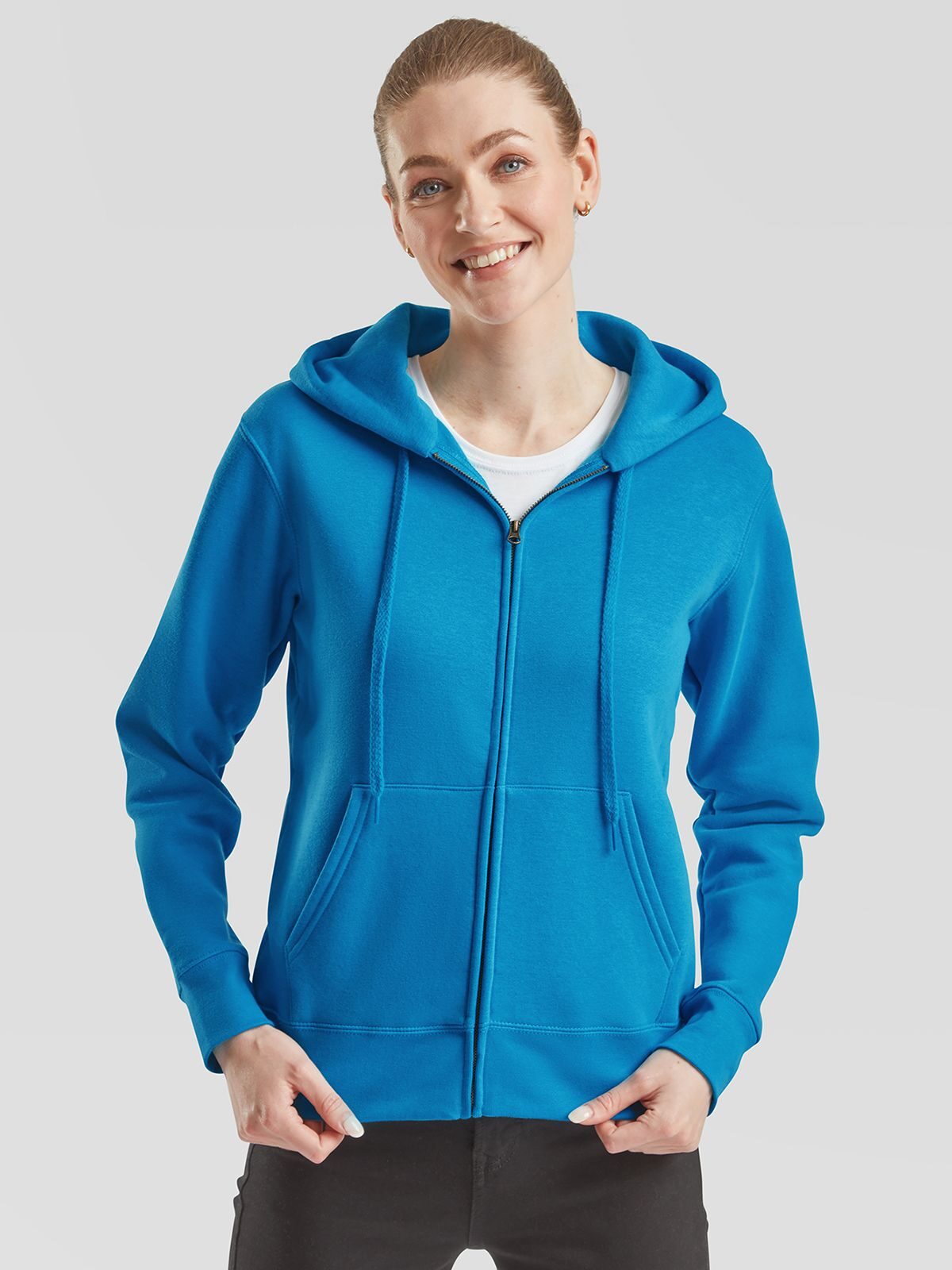 Jaqueta feminina premium com capuz