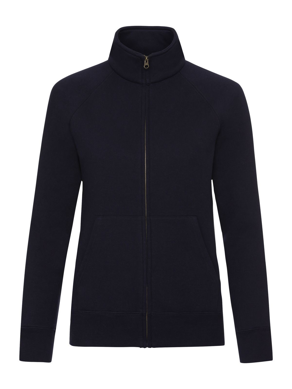 Jaqueta feminina premium de moletom - AZ - Marinha Profunda