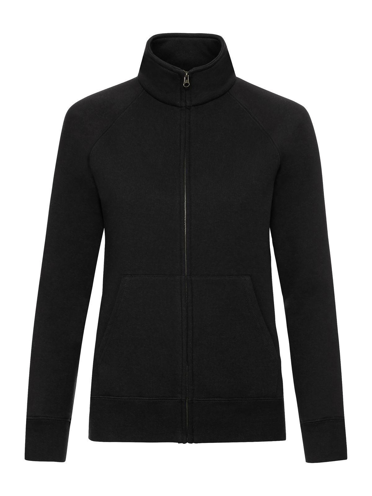 Jaqueta feminina premium de moletom - 36 - Preto