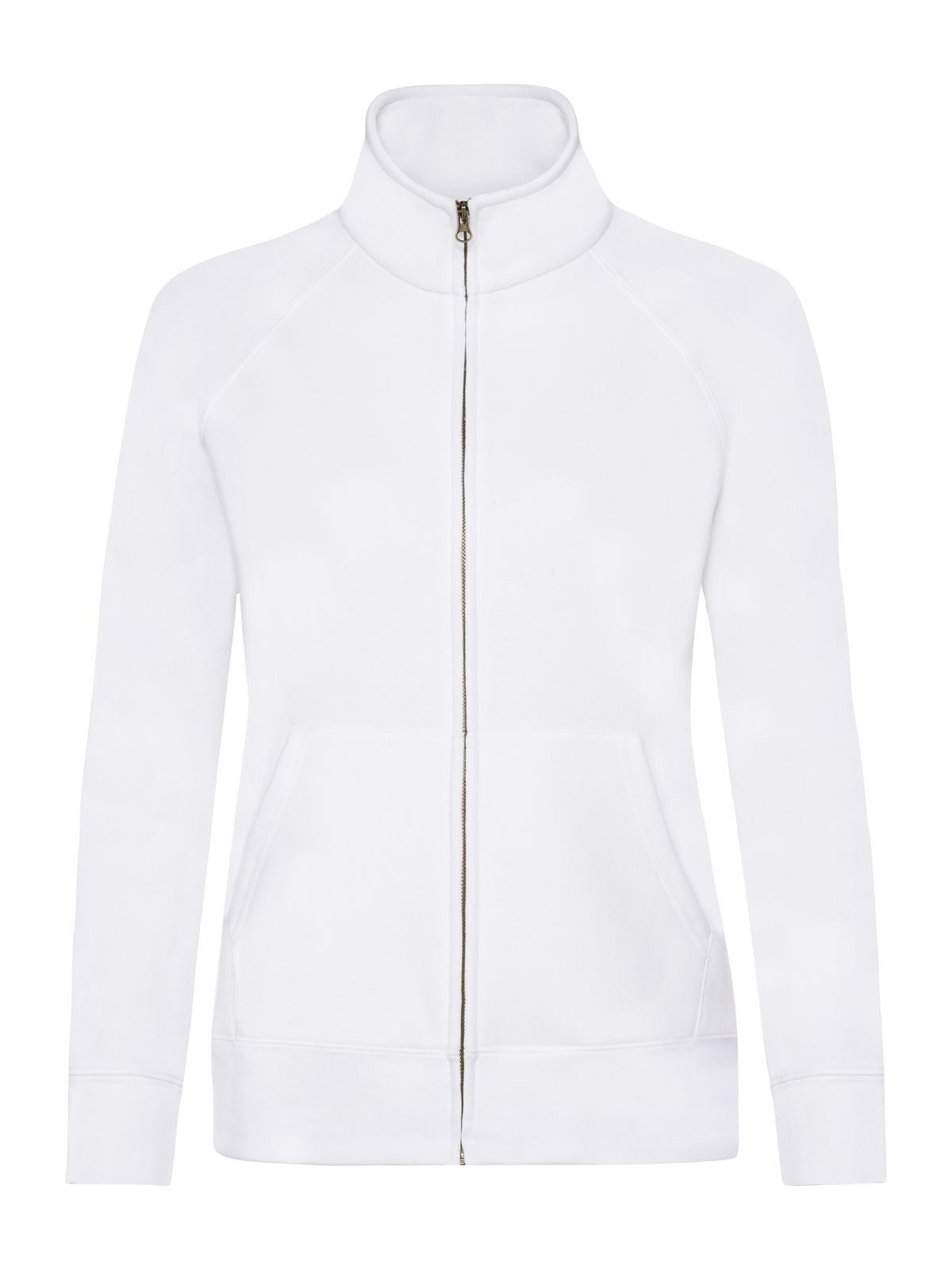 Jaqueta feminina premium de moletom - 30 - Branco