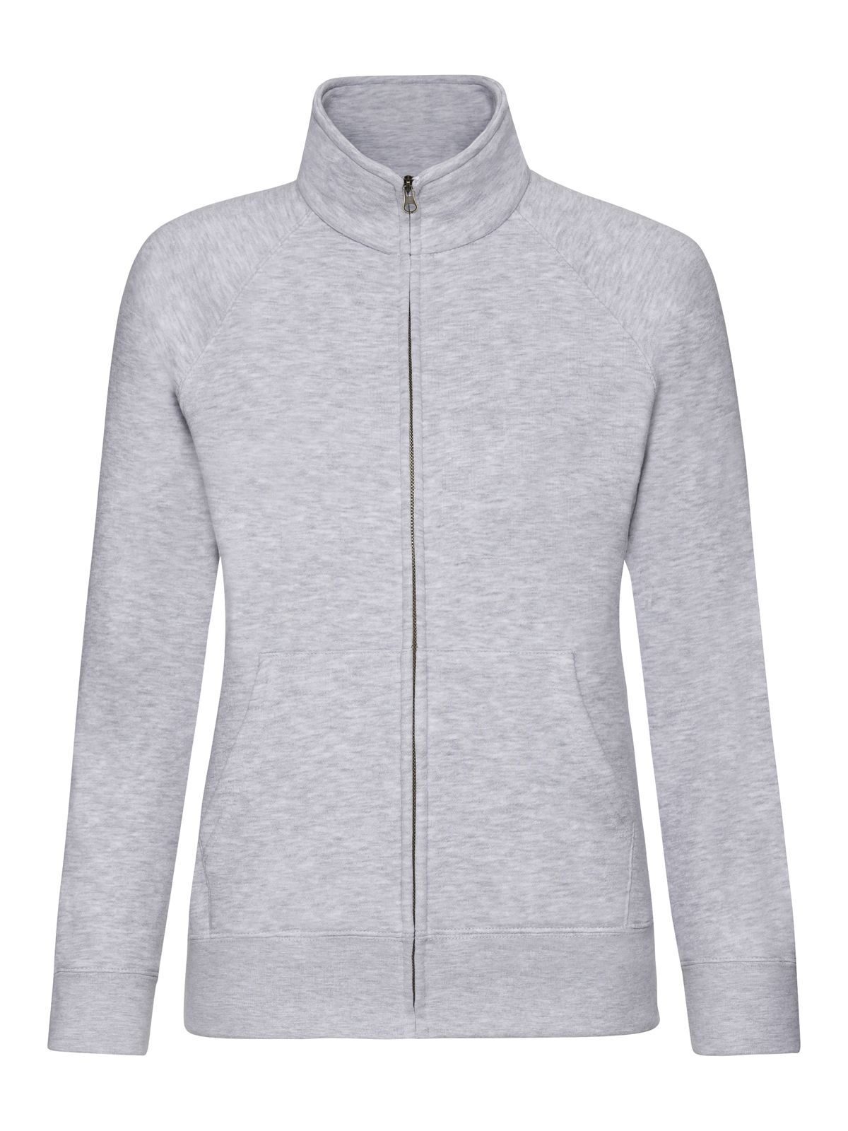 Jaqueta feminina premium de moletom - 94 - Heather Grey