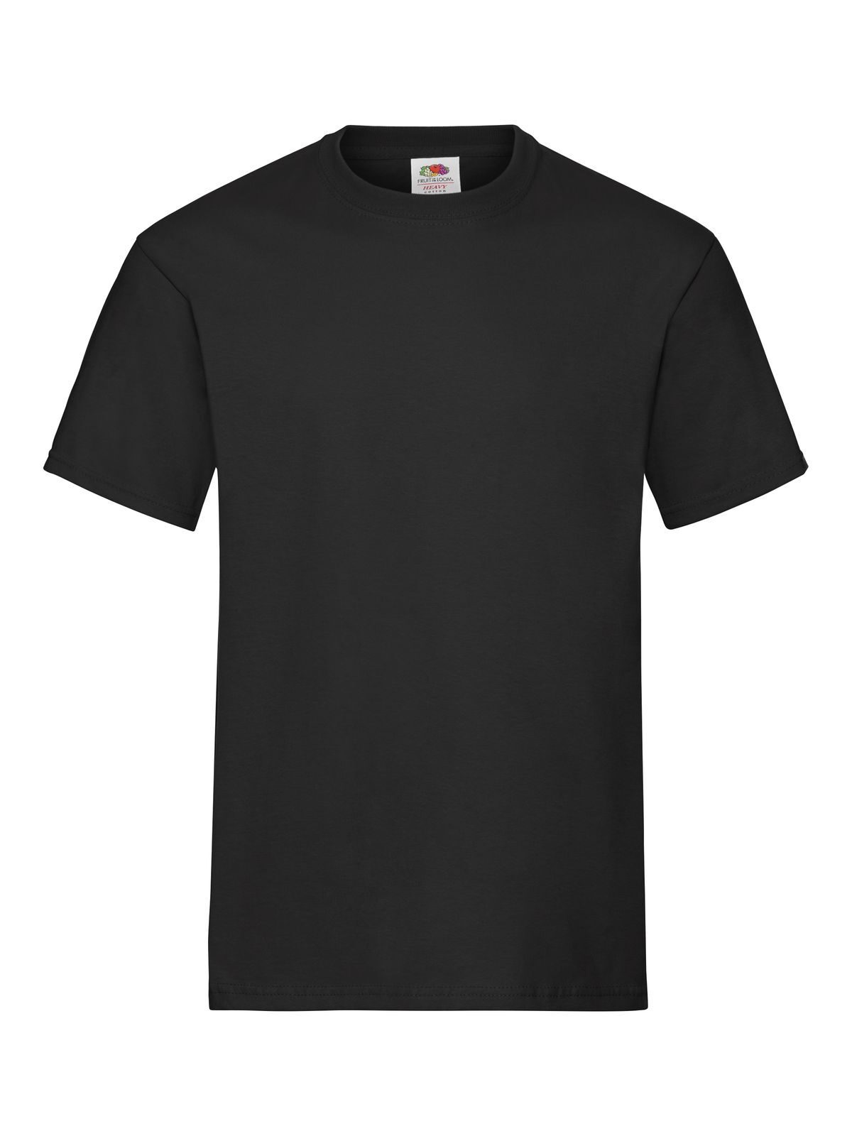 Camiseta de algodão grosso - 36 - Preto