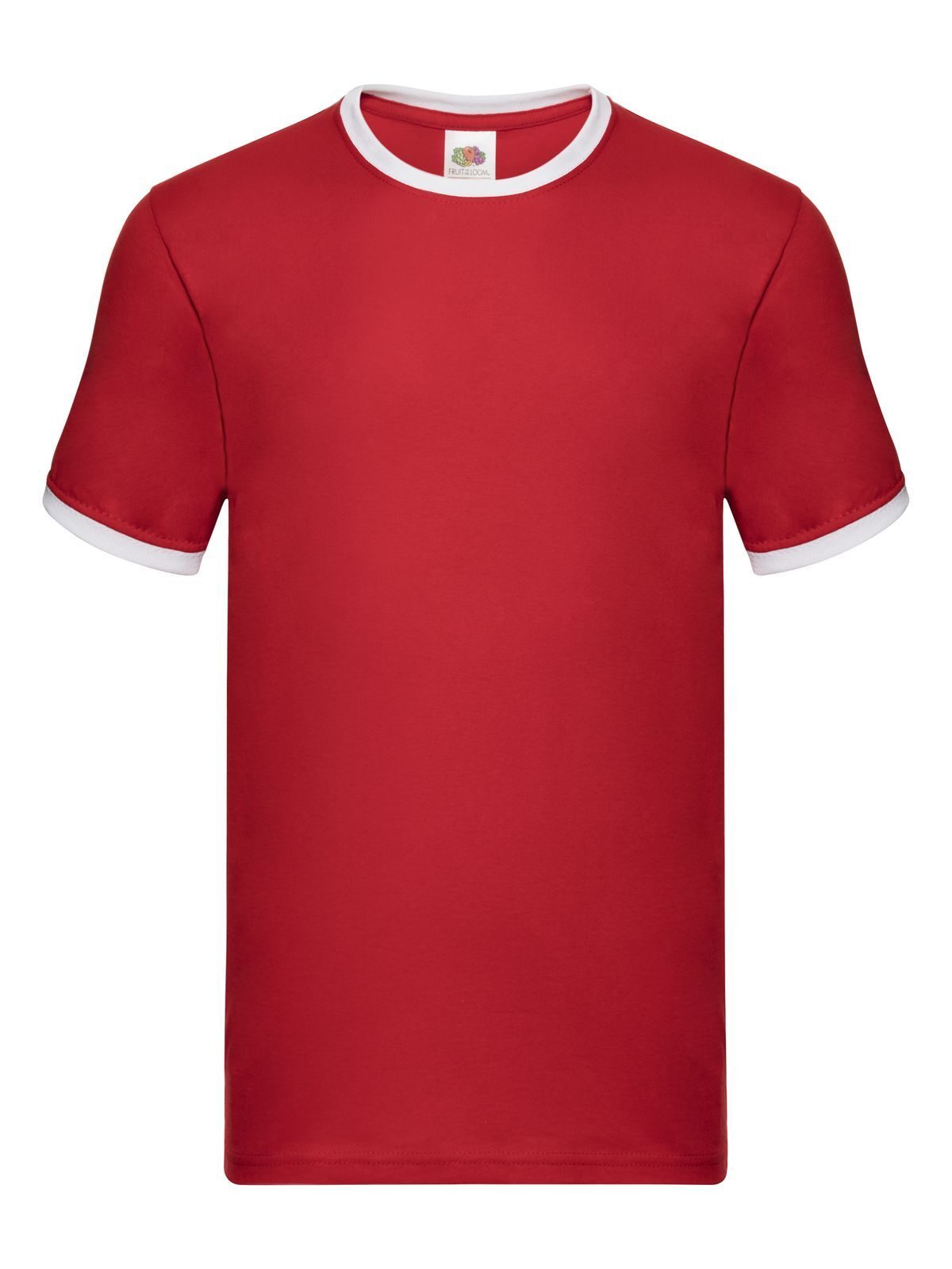 Camiseta Ringer - RW - Vermelho-Branco