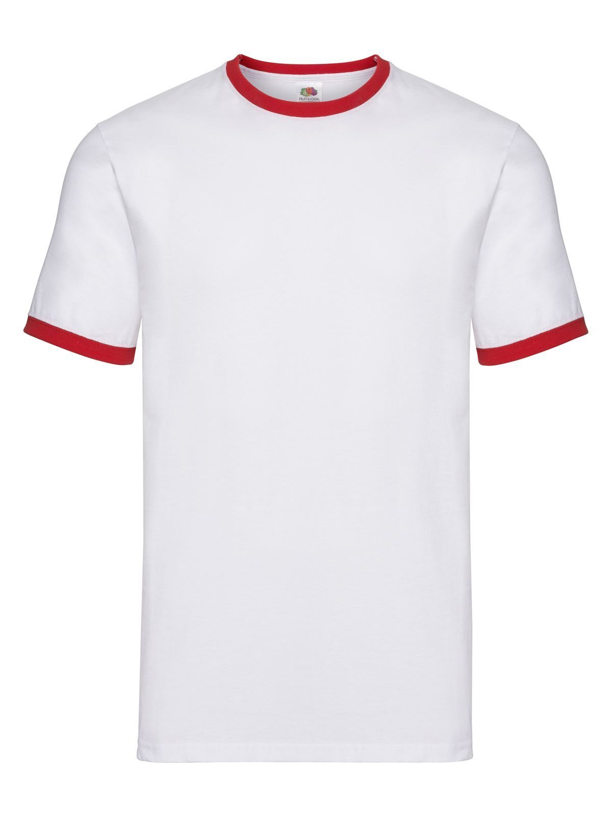Camiseta Ringer - WM - Branco-Vermelho
