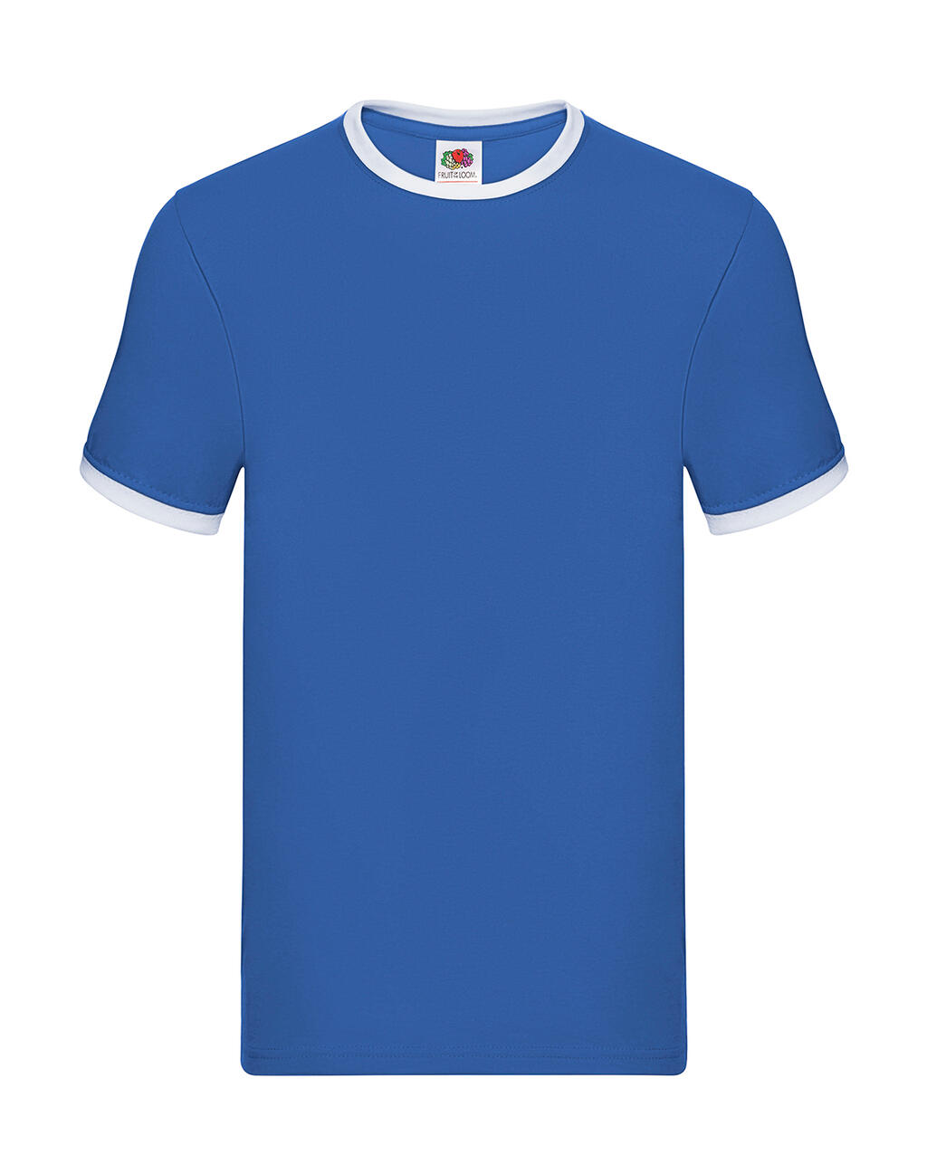 Camiseta Ringer - 353 - Royal/Branco