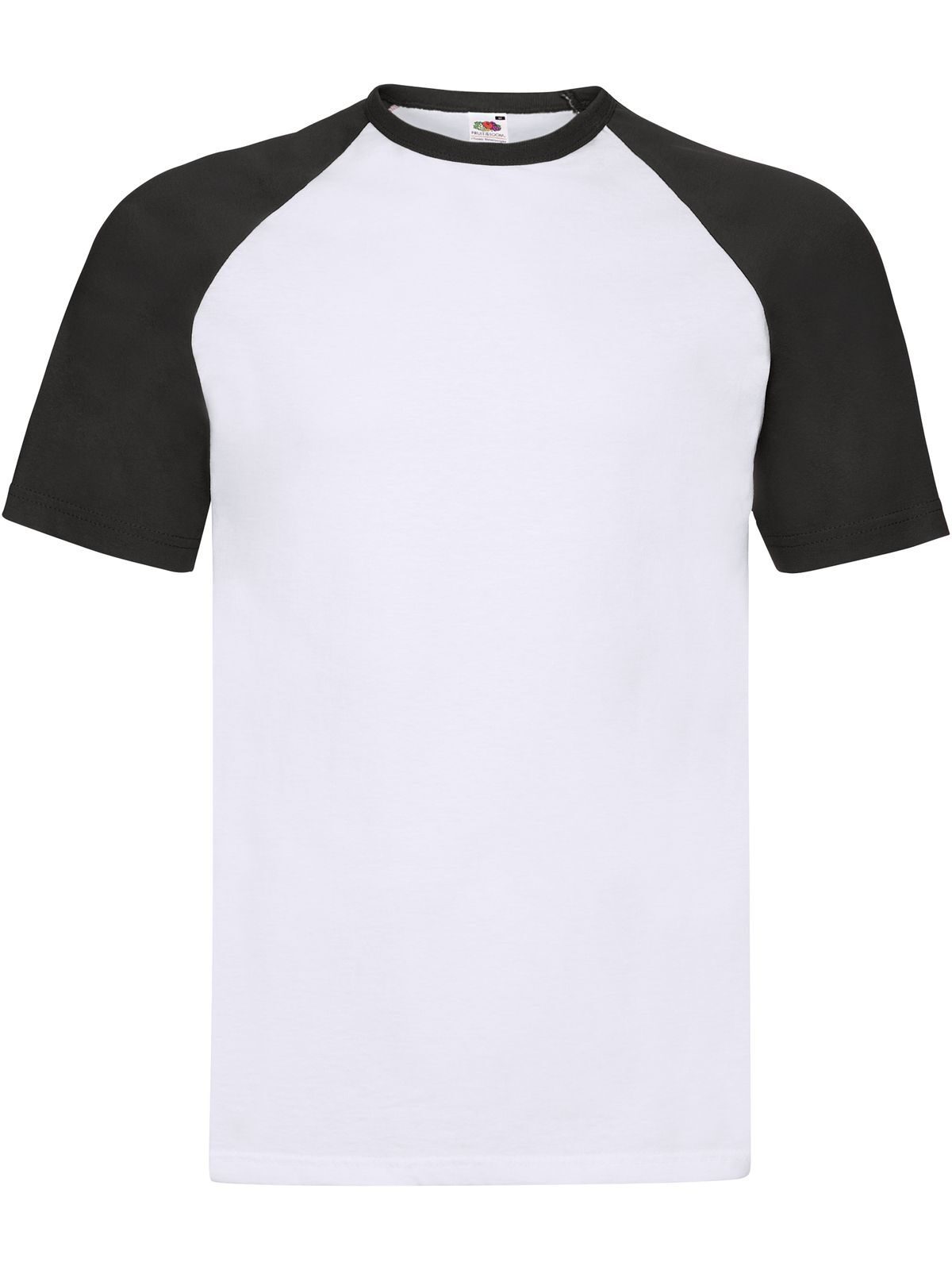 Camiseta de beisebol de manga curta - TH - Branco-Preto