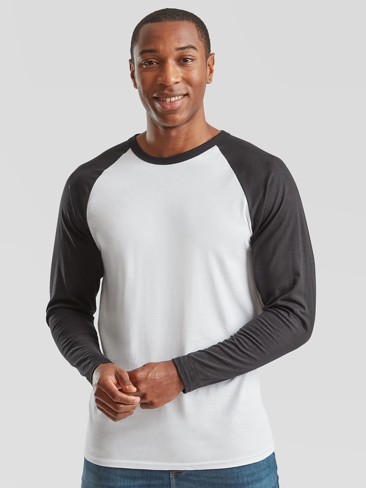 Camiseta de beisebol de manga comprida