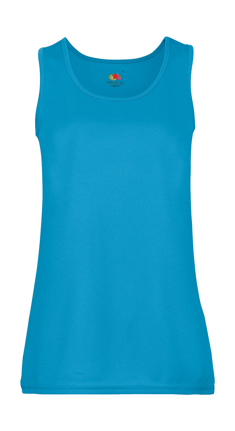 Colete de desempenho feminino - ZU - Azul Celeste