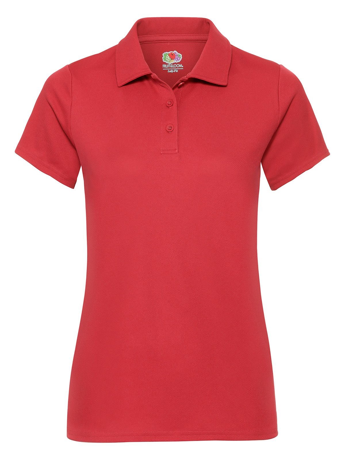 Polo feminino de alto desempenho - 40 - Vermelho
