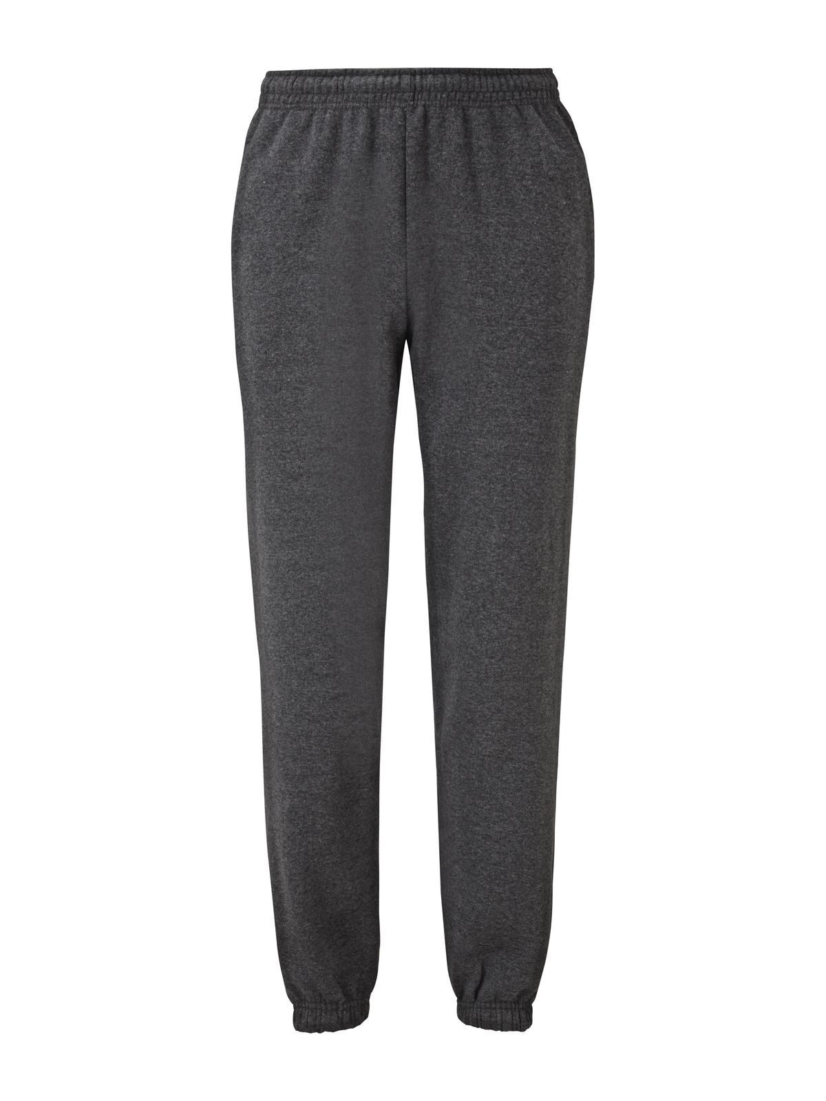 Calça Jog Clássica com Punho Elástico - HD - Cinza Mesclado Escuro