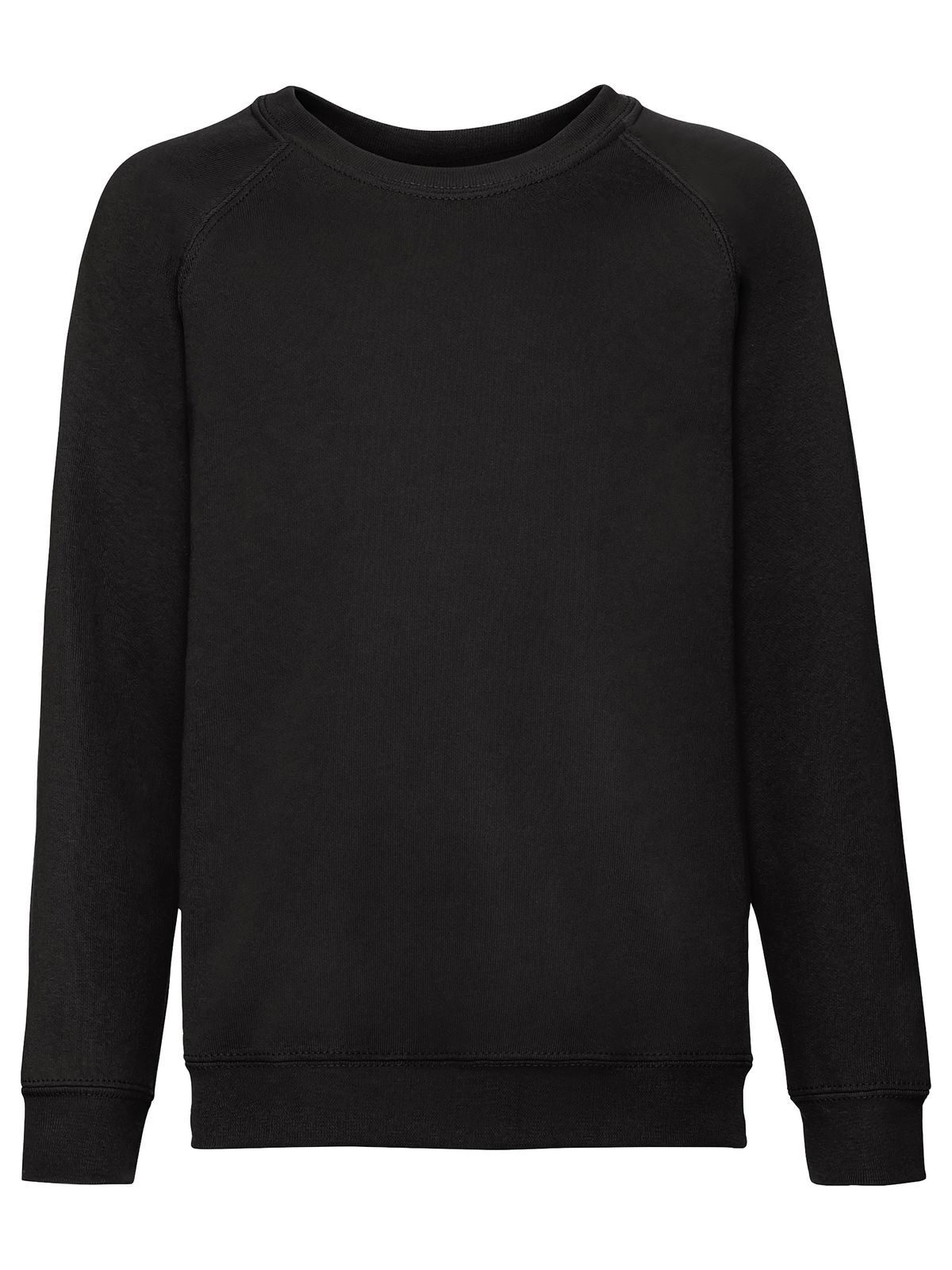 Moletom Raglan Clássico Infantil - 36 - Preto