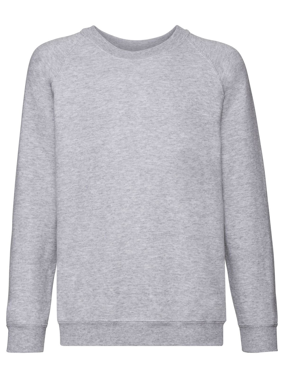 Moletom Raglan Clássico Infantil - 94 - Heather Grey