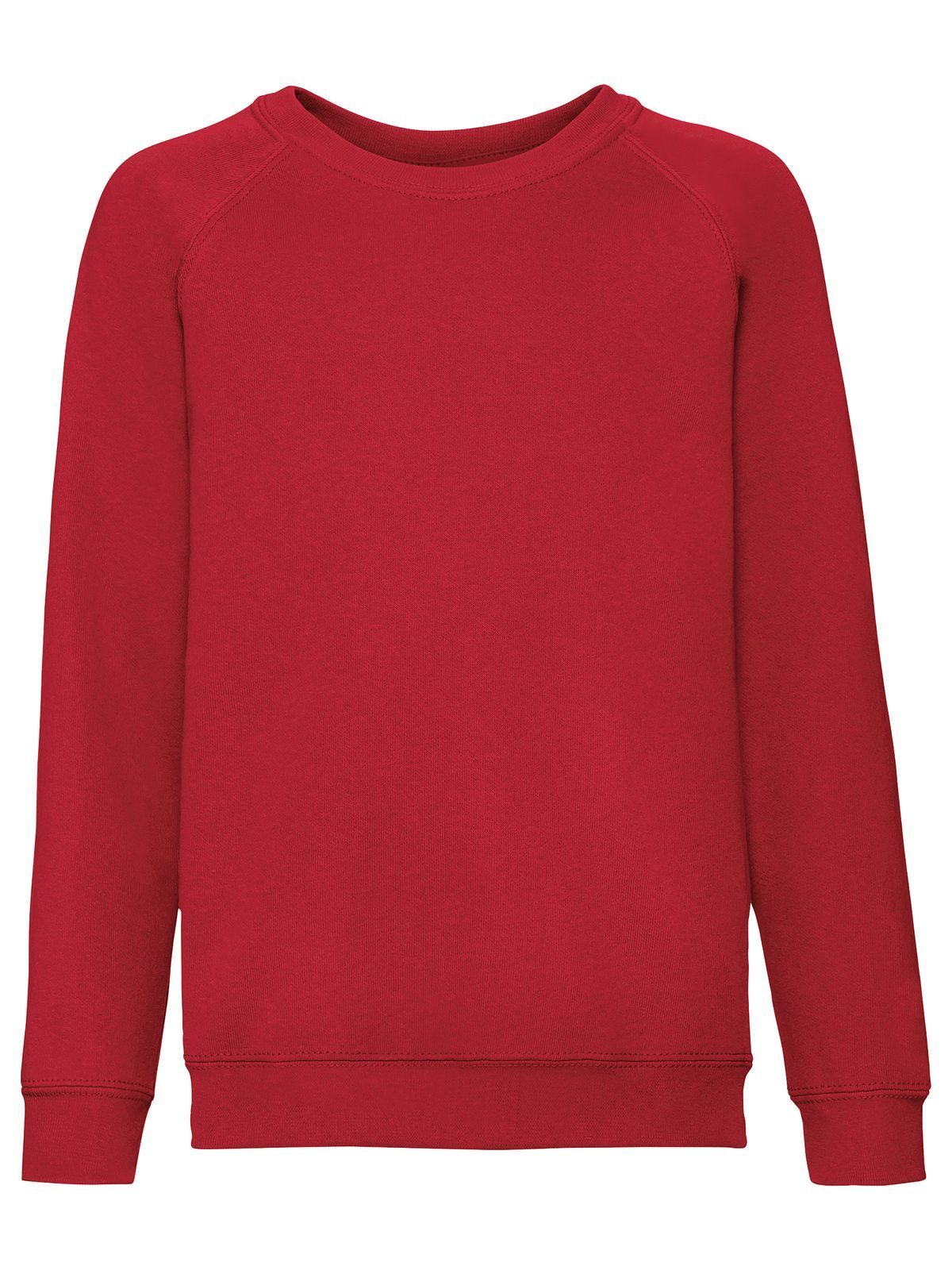 Moletom Raglan Clássico Infantil - 40 - Vermelho